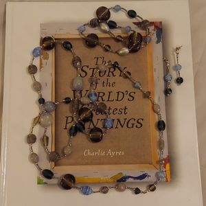 Multi-colored Lampwork Beaded Necklace Set